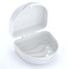 Orthodontic Mouthguard Case Dental Retainer Case-White view 1