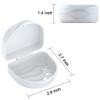 Orthodontic Mouthguard Case Dental Retainer Case-White view 2