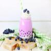 Tanoshiya Popping Boba Fruity Flavour Bursting Bubbles 1.3kg | Tapioca Pearl for Desserts & Drink Toppings - Blueberry Flavour view 3