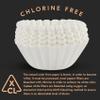 Tupkee Extra Large Coffee Filters 13.75 x 5.25 Fits Bunn 1.53 Gallon Commercial Coffee & Tea Machines Chlorine-Free No Overflow, No Tearing 250 Count For Restaurants, Cafs view 4