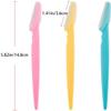 36 Pcs Eyebrow Razors Shaper, Safety Facial Hair Remover Face Shaver Trimmer, Exfoliating Dermaplaning Tool for Women and Men view 2