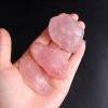 1PC Natural Rose Quartz Crystal Pink Stones Specimen Rough Chakra Minerals Home Decoration,Rose Quartz,15-30g view 4