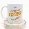 MUGFFINS Great Grandmother/Great Grandma Mug - in Galician - Eres o melhor segue as - Funny Gift - Ceramic 11oz Mug view 3