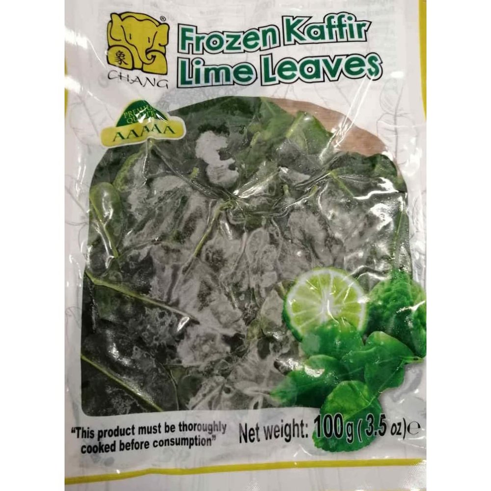 Frozen Kaffir Lime Leaves 400g | Authentic Thai Citrus Leaves | Aromatic Asian Cooking Ingredient
