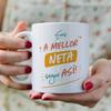 MUGFFINS Granddaughter Mug - in Galician - Eres o melhor segue as - Funny Gift - Ceramic 11oz Mug view 3