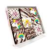 Limited Edition Chocolate Fudge Brownies - 9 Chocolate Fudge Brownies Topped with Edible Sugar Decorations and White Chocolate and Vanilla Icing. Serves 9 portions. Baked by bakerdays (Unicorn) view 1