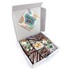 Limited Edition Chocolate Fudge Brownies - 9 Chocolate Fudge Brownies Topped with Edible Sugar Decorations and White Chocolate and Vanilla Icing. Serves 9 portions. Baked by bakerdays (Unicorn) view 3