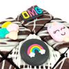 Limited Edition Chocolate Fudge Brownies - 9 Chocolate Fudge Brownies Topped with Edible Sugar Decorations and White Chocolate and Vanilla Icing. Serves 9 portions. Baked by bakerdays (Ice Cream) view 4