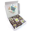 Limited Edition Chocolate Fudge Brownies - 9 Chocolate Fudge Brownies Topped with Edible Sugar Decorations and White Chocolate and Vanilla Icing. Serves 9 portions. Baked by bakerdays (Minion) view 3