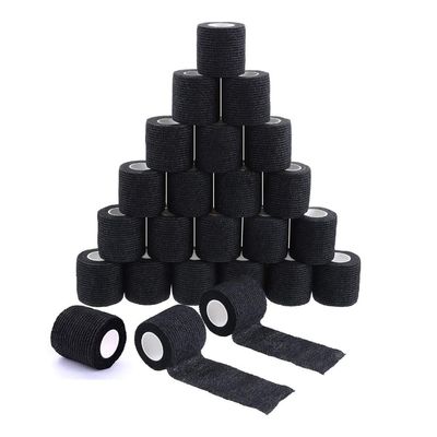 12 pieces Tattoo Grip Tape, Elastic Waterproof Self-Adhesive Bandage, Tattoo Accessories for Finger Wrist Protection, 5cm x 4.5m