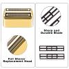 BESTBOMG Electric Shaver Head, Shaver Replacement Foil & Cutter Bar Assembly Compatible with Babyliss Pro Foil Shaver, Compatible with BaByliss FXFS2G / FXFS2 Shaver, Gold view 2