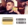 BESTBOMG Electric Shaver Head, Shaver Replacement Foil & Cutter Bar Assembly Compatible with Babyliss Pro Foil Shaver, Compatible with BaByliss FXFS2G / FXFS2 Shaver, Gold view 3