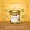Earthbreath Raw Honey with Bee Pollen  400g | 100% Pure, Unfiltered & Unpasteurised | Natural, Single-Origin Honey  No Additives view 2