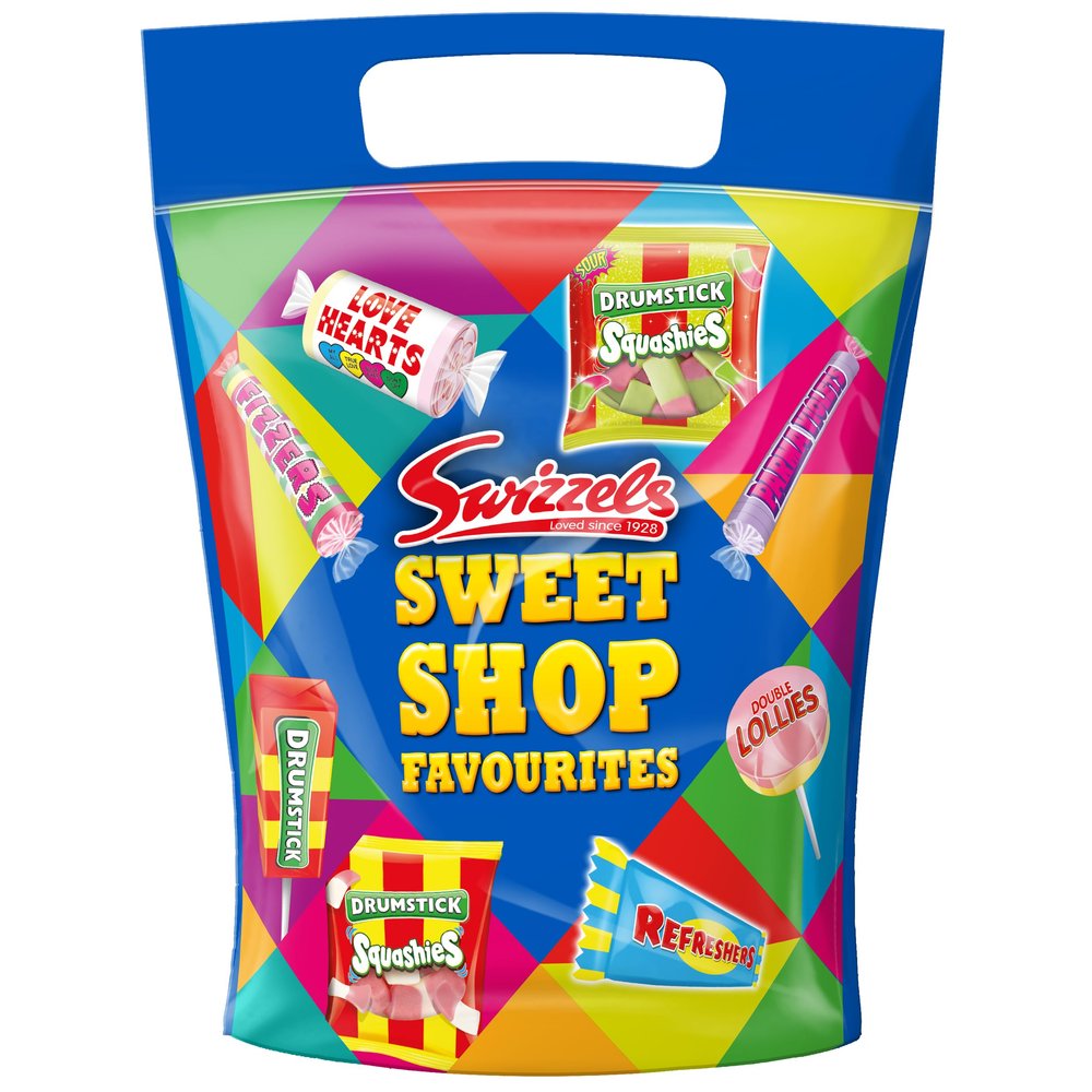 Swizzels Sweet Shop Favourites, Classic Sweet Mix, 450g Pouch of Assorted Sweets