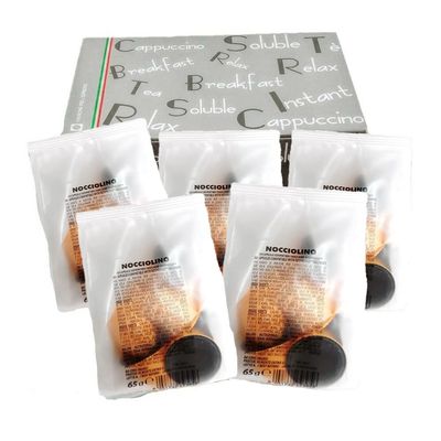 Bonini 50 Pcs Coffee Pods, Nespresso Compatible Hazelnut Coffee Pods/Capsules, Real Italian Coffee (50 Pods, 50 Servings)