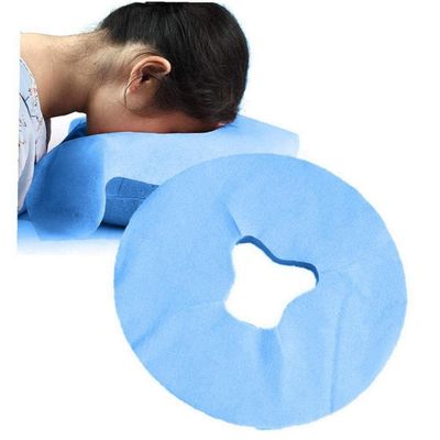 100pcs Headrest Cover Disposable Massage Sheet Breathing Hole for Spa Pillow Bed Table Salon Tools