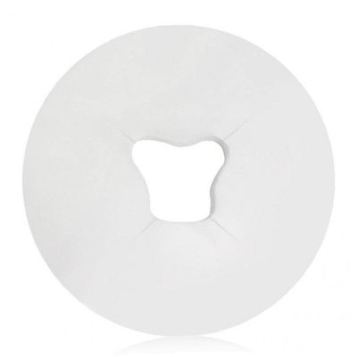 100pcs Headrest Cover Disposable Massage Sheet Breathing Hole for Spa Pillow Bed Table Salon Tools