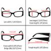 Eyekepper 5 Pairs Reading Glasses for Women Reading +2.00 Red Frame Reading Eyeglasses view 3