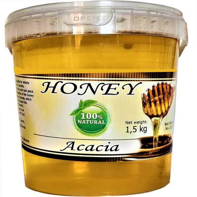 1.5kg Acacia Raw Honey 100% Pure Unfiltered Unheated Unpasteurised Honey Freshly Harvested