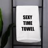 WZMPA Sexy Time Wash Towel Naughty After Cum Gift Gag Wash Cloth Adult Humor Gift for Boyfriend Gilfriend Couple Wife Husband (Sexy Time) view 3