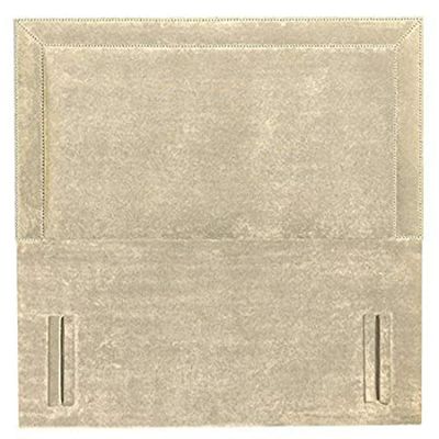 JASMINE HAEDBOARD IN NAPLES FABRICS (Single 3FT X 54" F/S, NAPLES CREAM)
