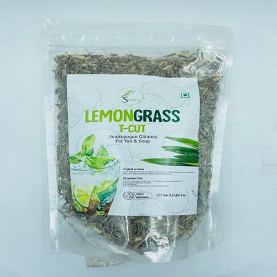 SVATV lemongrass Tea Loose Leaf (Cymbopogon Citratus) | Perfect for Tea & Seasoning | Lemongrass Dried Herbs | Versatile Herb | Easy To Brew - 227g, 8.0 oz, 0.50 Lbs