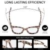 Areyeth Oversized Retro Reading Glasses for Women, Oprah Style Large Blue Light Blocking Readers(1.5X) view 3