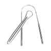 2 PCS Tongue Scraper, Metal Stainless Steel Tongue Cleaner for Oral Care, Adults and Kids, Medical-Grade Bad Breath Restores Fresh Taste, and Promotes Oral Hygiene for a Healthier Mouth view 2