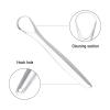 2 PCS Tongue Scraper, Metal Stainless Steel Tongue Cleaner for Oral Care, Adults and Kids, Medical-Grade Bad Breath Restores Fresh Taste, and Promotes Oral Hygiene for a Healthier Mouth view 4