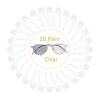 20 Pairs Glasses Anti-slip Silicone Ear Clip - Soft Comfortable Anti-slip Holder, Eye Glasses Ear Grippers Silicone Ear Hook, Eye Glass Temple Tips Sleeve Retainer for Reading Glasses (clear white) view 1
