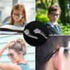 20 Pairs Glasses Anti-slip Silicone Ear Clip - Soft Comfortable Anti-slip Holder, Eye Glasses Ear Grippers Silicone Ear Hook, Eye Glass Temple Tips Sleeve Retainer for Reading Glasses (clear white) view 2