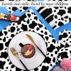 durony 72 Pack Cow Party Napkins Cow Print Animal Cloth Napkin Farm Animal Party Napkins for Cow Print Birthday Tableware Dinner Party Supplies view 4