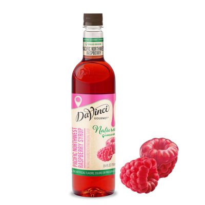 DaVinci Gourmet Naturals Pacific Northwest Raspberry Syrup 70ml (Pack of 1)