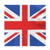 16 Great Britain Flag Union Jack Napkins Party Napkins | Pack of 16 Britannia Union Jack Paper Napkins | King Charles Coronation Party Serviettes - 33cm view 1