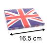 16 Great Britain Flag Union Jack Napkins Party Napkins | Pack of 16 Britannia Union Jack Paper Napkins | King Charles Coronation Party Serviettes - 33cm view 2