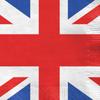 16 Great Britain Flag Union Jack Napkins Party Napkins | Pack of 16 Britannia Union Jack Paper Napkins | King Charles Coronation Party Serviettes - 33cm view 3