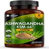 Ashwagandha KSM 66-365 (6 Months Supply) 1200mg Vegan Tablets Pure High Strength Root Extract - Ashwagandha KSM Tablets Supplement (not Capsules or Gummies) Non-GMO & UK-Made (6 Months Supply) view 1