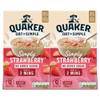 Quaker Oat So Simple Simply Strawberry Porridge Sachets 8 x 32.5g (Case of 8) view 3