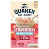 Quaker Oat So Simple Simply Strawberry Porridge Sachets 8 x 32.5 g view 3