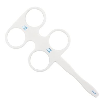 4 Lens Plastic Optical Flipper Ophthalmic Holder eye trainer occluder optometry equipment (Color : 1.00)