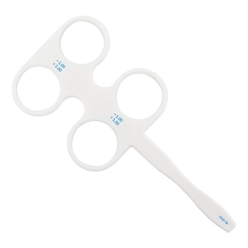 4 Lens Plastic Optical Flipper Ophthalmic Holder eye trainer occluder optometry equipment (Color : 1.00)