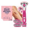 by Amazon Women's 5 Blade Razor with 3-in-1 Trimmer + 3 refillls, Pink view 1