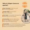Origen Ceremonial Cacao  100% Natural Ceremonial Grade Cacao  Unsweetened & Anti Oxidant Pure SuperFood  Indigenous Criollo from the Arhuaco Tribe  Vegan, Gluten-free  16 oz view 4