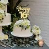 3Pcs Happy 16th Cake Topper Gold Glitter Number 16 Sweet Cake Decorations 16th Birthday Cake Pick Decorations for Cheers to 16 Years Old 16th Birthday Wedding Anniversary Party Supplies view 4