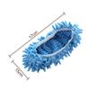 elemhome Household Mops Floor Wipes Mop Multi-Function Duster Mop Slippers Shoes Cover Soft Microfiber Foot Socks Floor Mopping Shoe Cover Clean Easy Bathroom Office Kitchen 2pairs (purple) view 2