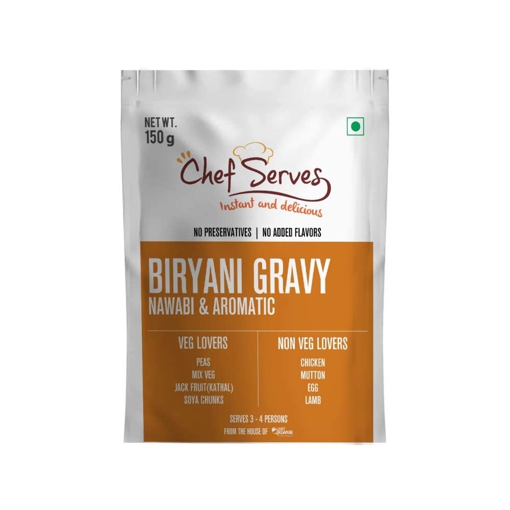 Chef Serves Biryani Gravy, 150 gm