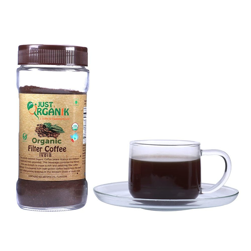 Just Organik Filter Coffee 100gm, 100% Organic
