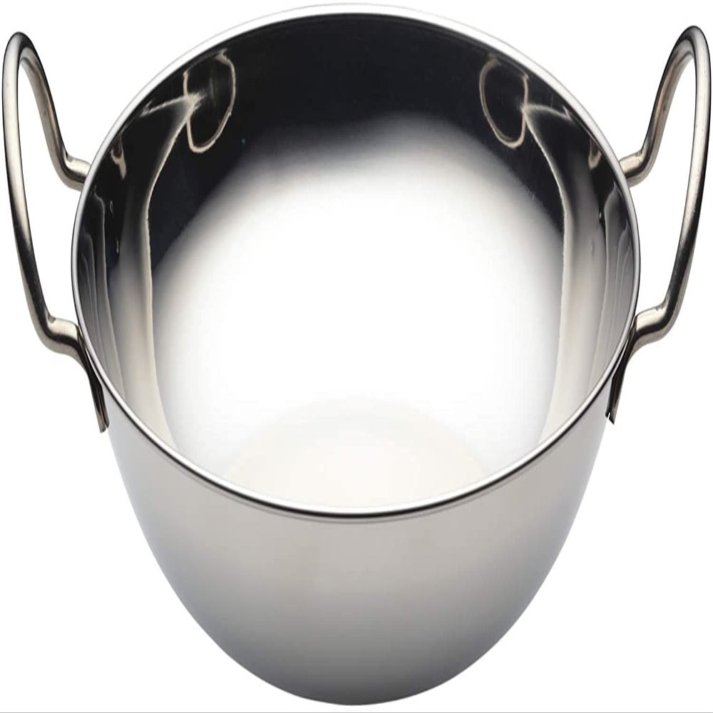 AuraHome Balti Dish Karahi Kadai Stainless Steel Dishes with Handles Indian Curry Night Set Curry & Indian Cuisine for a More Authentic Dining Experience (Deluxe 26cm X 1 Pack)