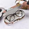 Amaliy Contact Lens Case with Mirror Tweezers Remover, 2 in 1 Double Eyeglass Case, Portable Glasses Case for Travel view 3