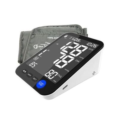 Ravencourt Living Upper Arm Blood Pressure Monitor  Easy to Use High Contrast Digital Display  Fast and Accurate  for Home or Workplace